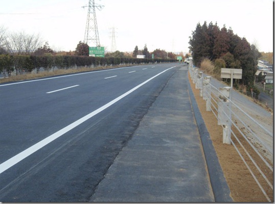 joban expressway part of kanto highway connecting naka and mito repaired
